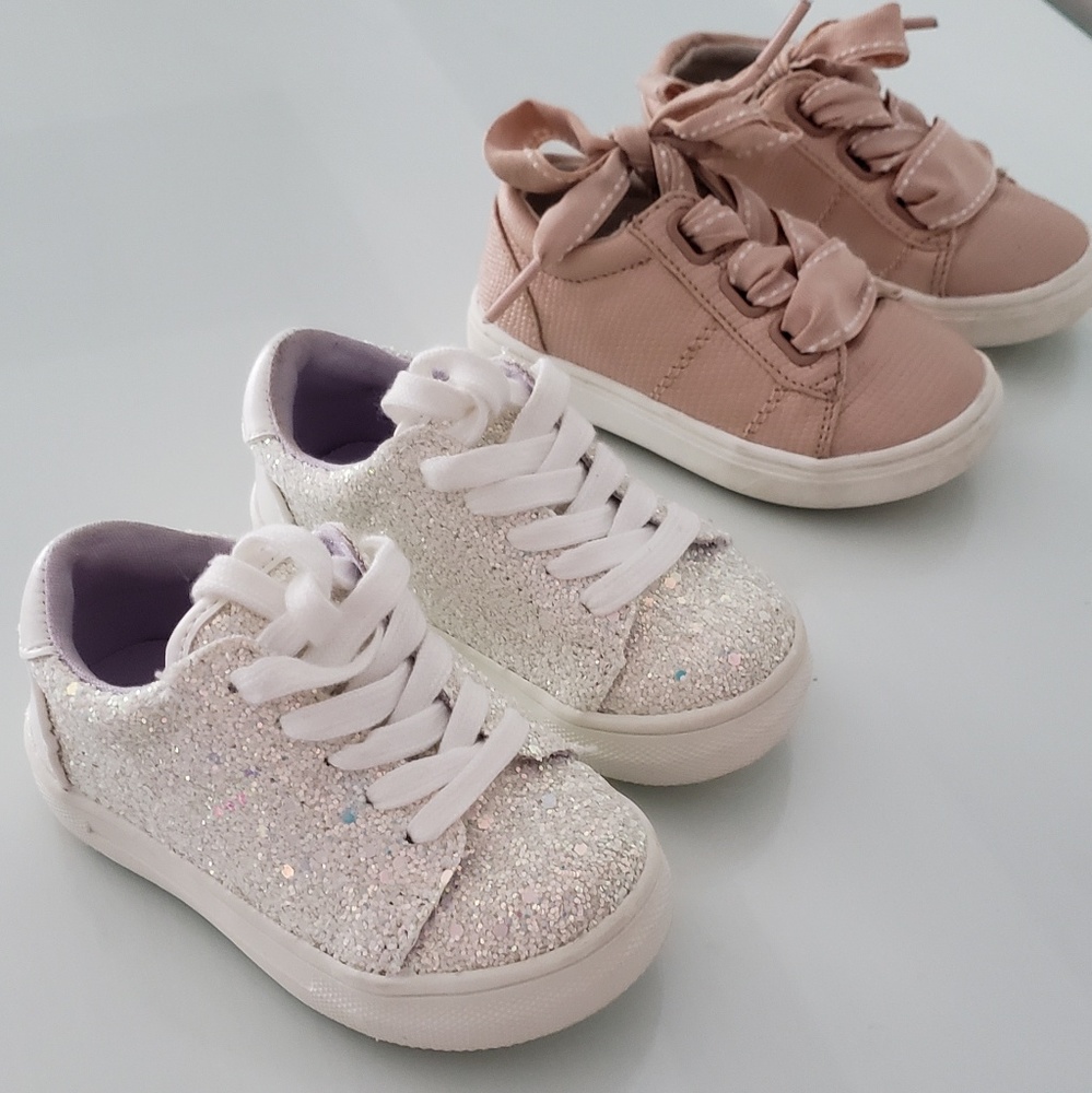 Cat and jack toddler girl size 5 shoe lot